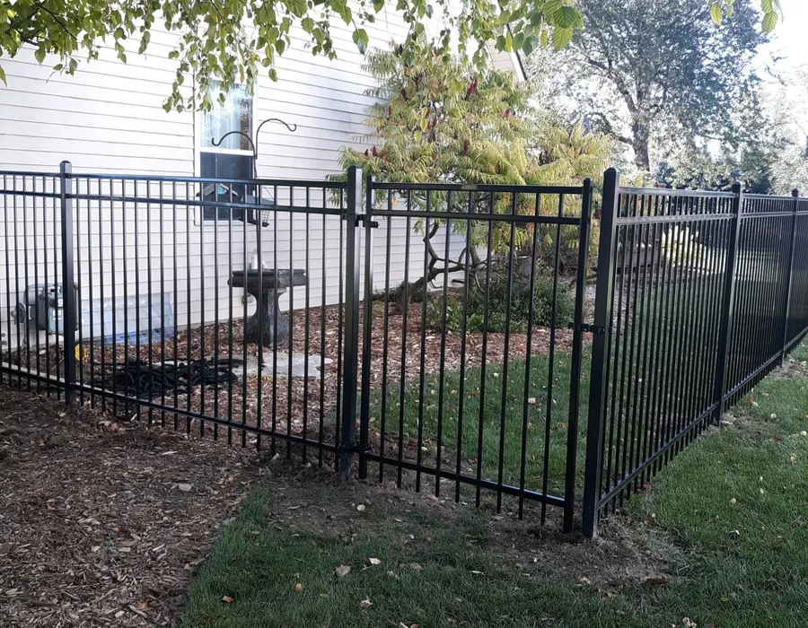 Ornamental fence installation